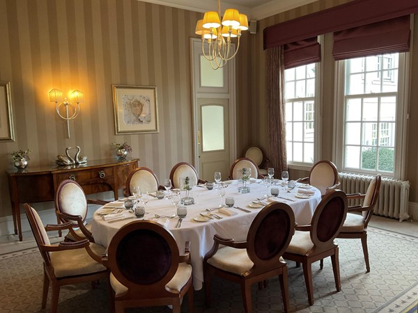 Private dining may be booked in one of their opulent dining rooms