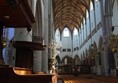 The church interior looking east.