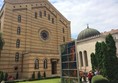 Photo outside the synagogue.