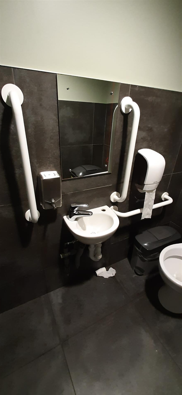 Image of an accessible toilet