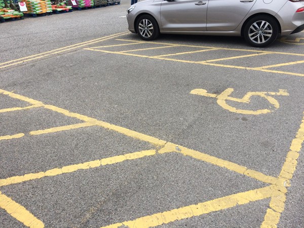 Blue Badge parking spaces