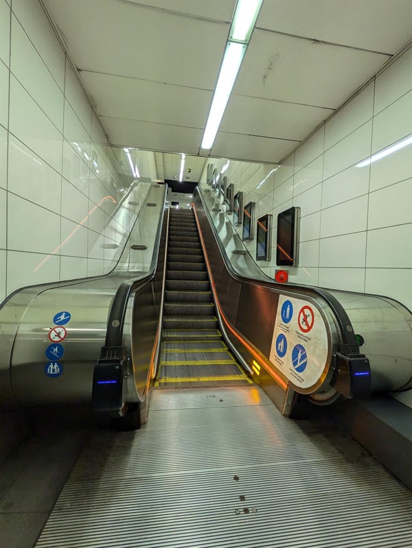 Image of escalator