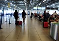 Departures lounge at Ciampino Airport.