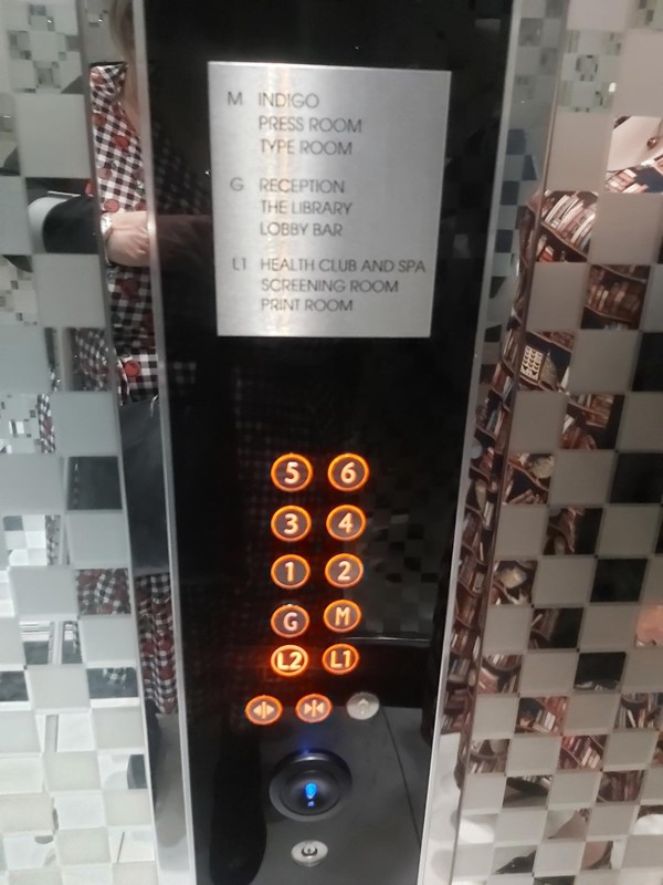 Picture of a lift controls