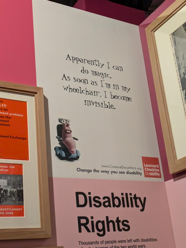 Image of  disability rights poster