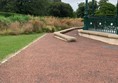 Accessible wee ramp to bandstand are