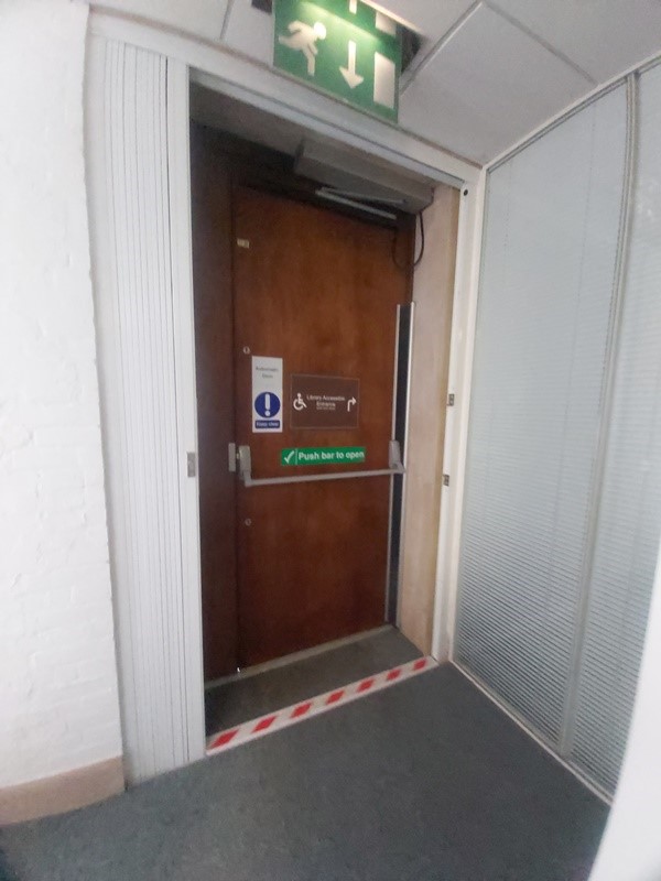 Image of an emergency door