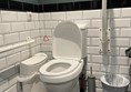 Image of an accessible toilet with a red cord