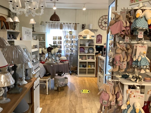 Picture of the inside of a home accessories shop