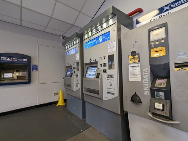 Image of Paisley Gilmour Street Railway Station ticket machines