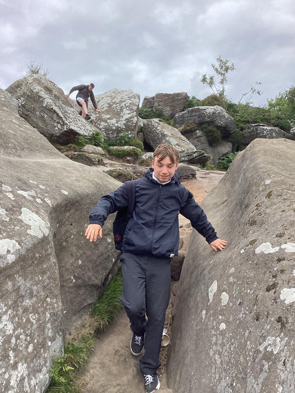 People on Brimham Rocks