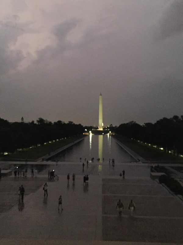 Picture of Lincoln Memorial - The Washington Memorial and Reflecting Pool from the Lincoln Memorial