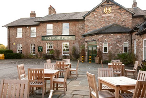 entrance of the pub