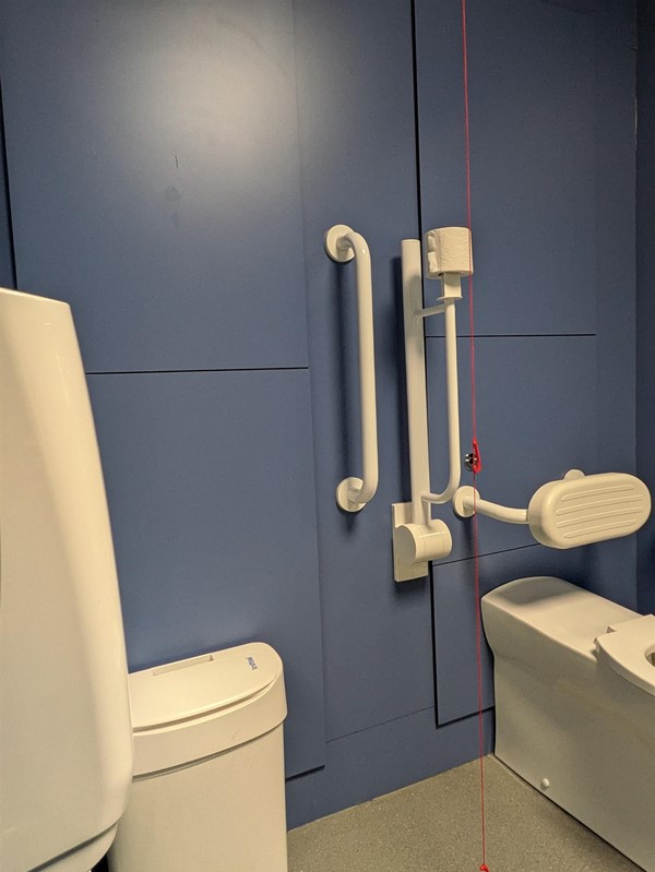 Image of toilet in accessible toilet