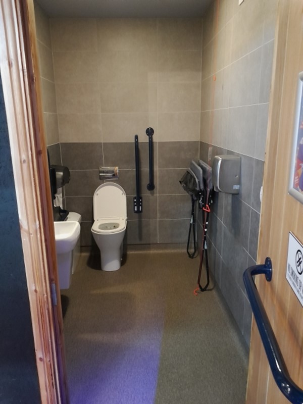 Image of an accessible toilet