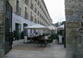 Parador de La Granja - Outside bar/café at Parador de La Granja