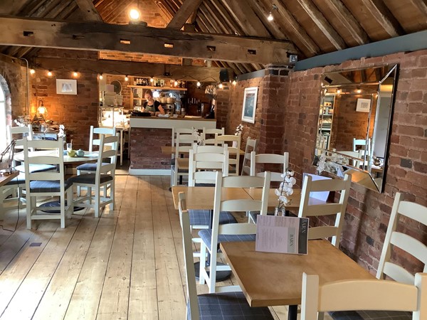 Picture of a cafe counter and seating area