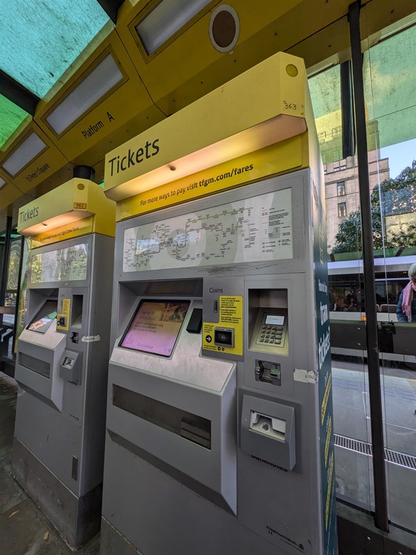 Image of ticket machines