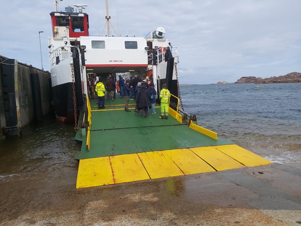 Image of the entrance to the Ferry.