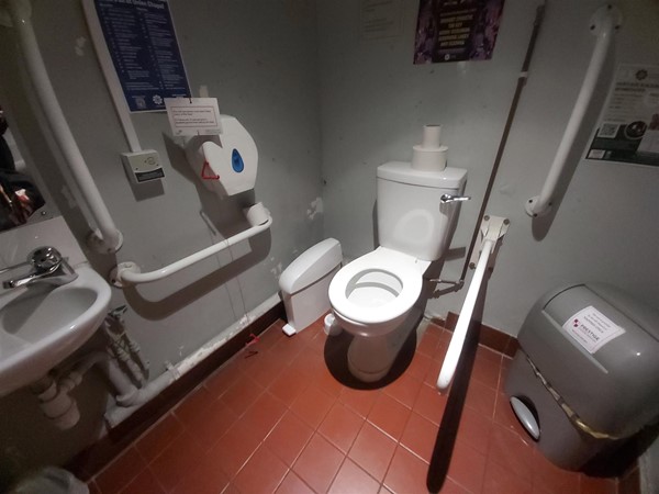 Image of an accessible toilet