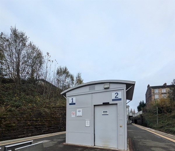 Image of accessible toilet in Mount Florida Railway Station