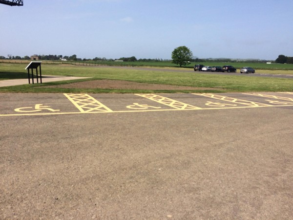 Photo of accessible parking bays.