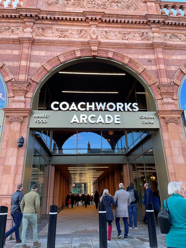 Coachworks arcade entrance