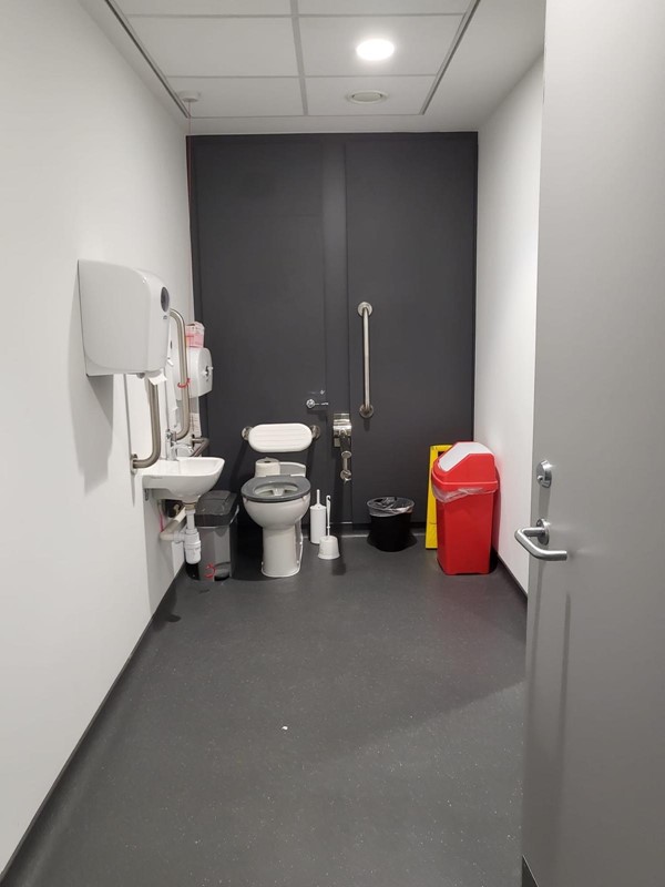 Image of the disabled toilet.