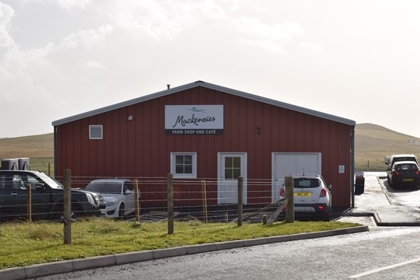 Entrance to farm shop