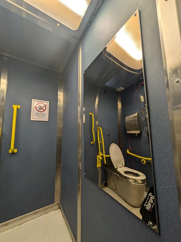 image of accessible toilet at Mount Florida Railway Station