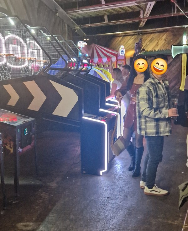 Arcade games.