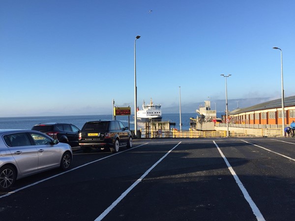 Waiting for our Ferry at Weymss Bay Ferry Terminal