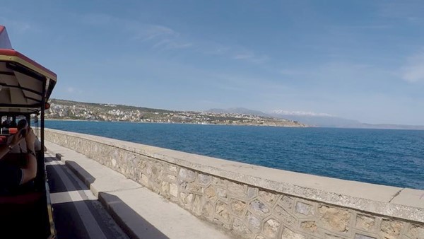 Down by the seafront on the Little Red Train