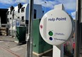 The help point on the railways station's platform at Galashiels