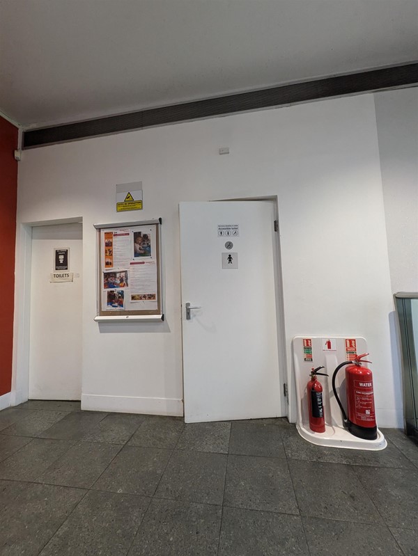 Image of entrance to accessible toilet