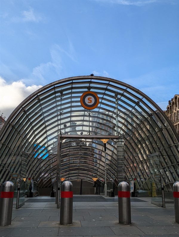 Image of Buchanan Street entrance to St Enoch Subway Station