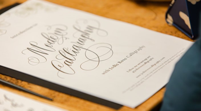 Christmas Calligraphy Workshop with Jodie Rose Calligraphy