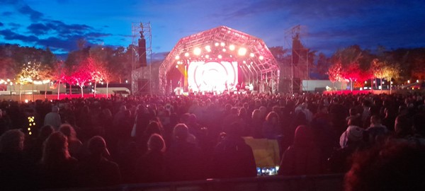 Image of a crowd of people at a concert