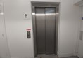 Image of a lift with the doors closed