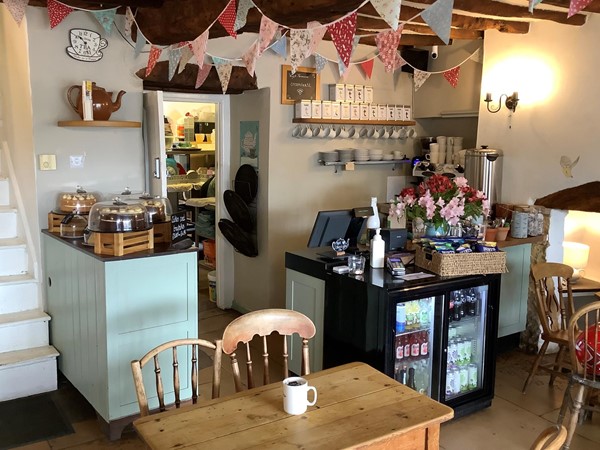 Lucy’s tearoom interior