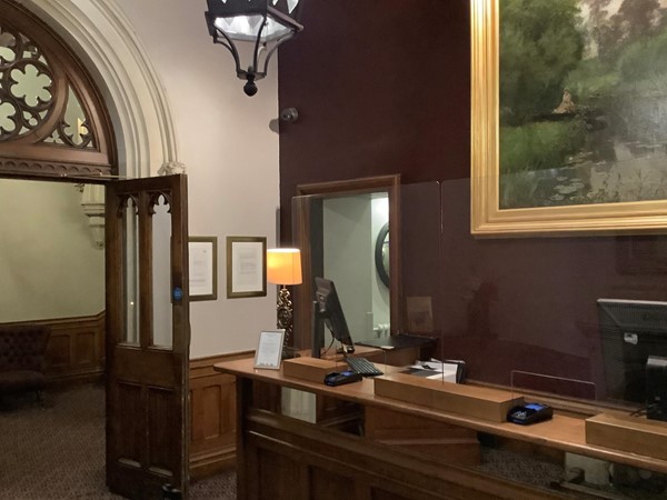 Picture of Nutfield Priory reception desk