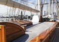 The top deck of Cutty Sark showing accommodation for crew that isn't accessible to people with mobility issues.