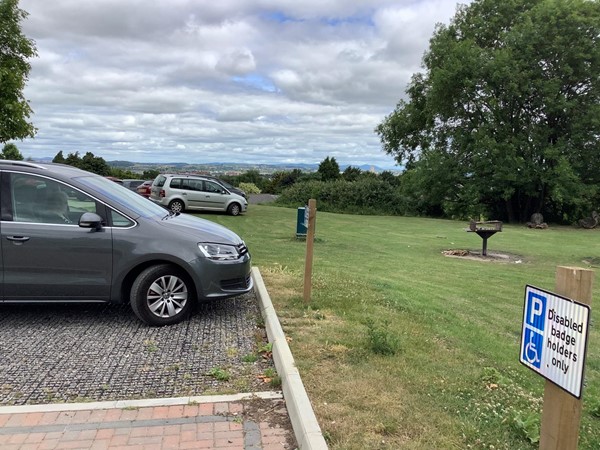 Picture of accessible parking space