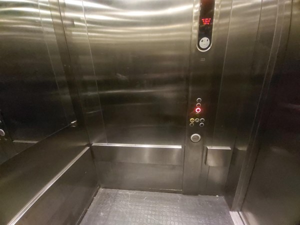 Image of the interior of a lift