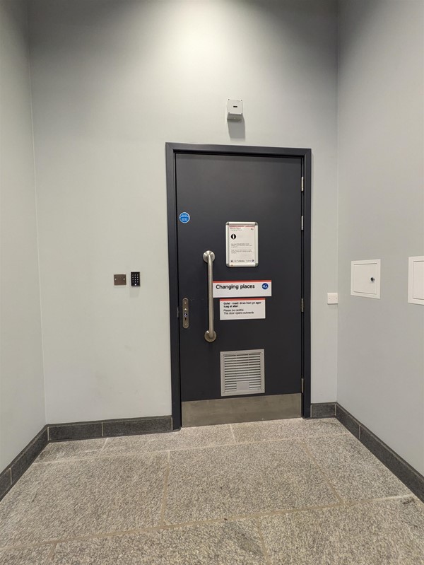 Image of door to the Changing Places toilet