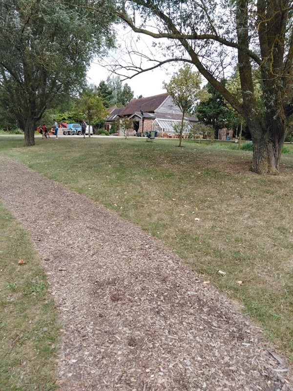 One of the bark paths.