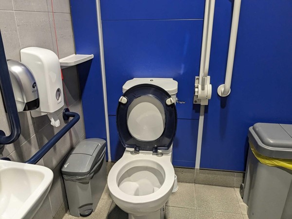 Image of an accessible toilet