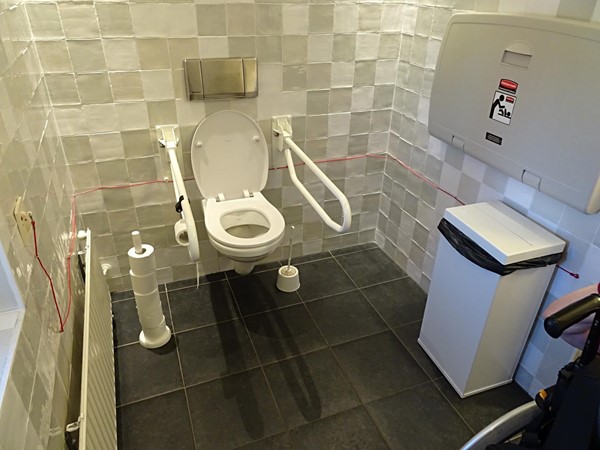 Photo of the accessible toilet.