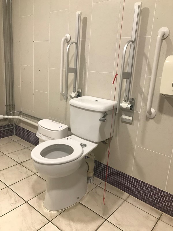 Image of an accessible toilet