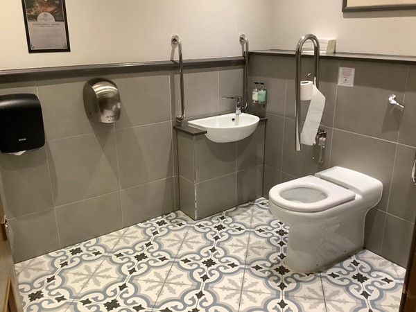 Oatlands Park Hotel, Weybridge accessible toilet